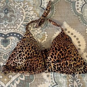 Victoria's Secret Leopard Push Up Bikini Top
